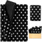 Whaline 100 Sheets Polka Dot Tissue Paper Black Gift Wrapping Paper Art Craft Paper for DIY Crafts Wedding Birthday Baby Shower Party Decorations,...