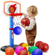 ABAJI Mini Basketballs Pink 2 Pack 5" Set with Pump Needle Durable Material for Mini Hoop 3+ Years Toddlers Kids Teenagers for Pool Indoors Outdoo...