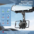 Rearview Mirror Phone Holder for Car,360°Rotatable and Retractable Multifunctional Rear View Mirror Phone Holder,Four Corners Fixed Anti-Shake Des...