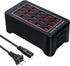 USB Charger Station, 20-Ports 100W/20A Desktop USB Charging Station, Multi-Function USB Smart Charger, USB Wall Charger for Samsung/iPhone/iPad/Go...