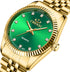 DREAMING Q&P Fq-043 Classic Golden Stainless Steel Male Female Crystals Quartz Wrist Watches for Man Woman Gold...