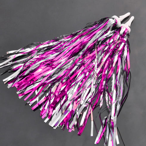 Kids Bicycle Bike Handlebar Scooter Streamers Sparkle Tassel Ribbon for Girls Boys Hot Pink...