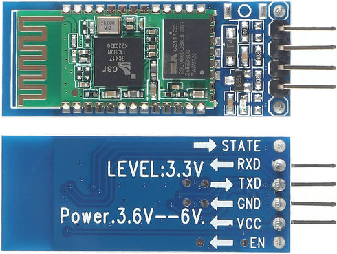 3PCS HC-06 HC 06 Bluetooth Module RF Wireless Bluetooth Transceiver Module 4 Pins for Arduino...