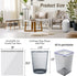 8 Gallon Trash Bags Drawstring, Strong Medium Kitchen Garbage Bag White Trash Can Liners, 22" x 23", (34 Count)...