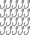 T Tulead S-Shape Hooks Hanger Hook Black Ornament Hooks Light Duty 1.79-Inch Length Small Iron Hooks Connector Pack of 20...