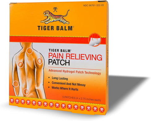 Tiger Balm Pain Relieving Patch, 5 Count...