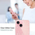 JJGoo Compatible with iPhone 15 Case Glitter, Clear Transparent Soft TPU Sparkle Anti-Scratch Shockproof Protective Phone Bumper, Women Girls Slim...