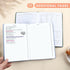 Recipe Book, Blank Recipe Books to Write in Your Own Recipes, Waterproof Hardcover cook books with Prompts and Contents A5-Yellow...