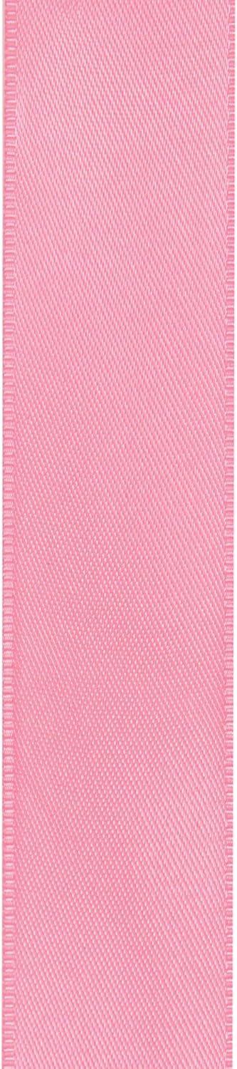 LIUYAXI Pink Double Face Satin Ribbon 1/2" X 50 Yards, Ribbons Perfect for Crafts, Gift Wrapping, Bow Making and More...