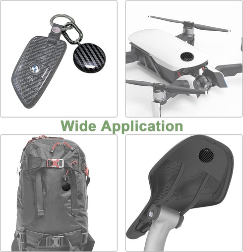 AirTag Holder Case, 1 Pack Waterproof Plastic Air Tag Key Ring Case with Loop, Anti-Scratch and Shockproof AirTag Holder Protective Accessory for ...