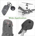 AirTag Holder Case, 1 Pack Waterproof Plastic Air Tag Key Ring Case with Loop, Anti-Scratch and Shockproof AirTag Holder Protective Accessory for ...