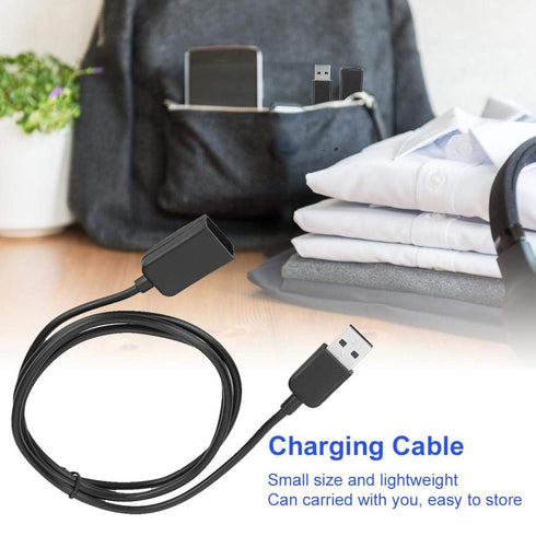 Cuifati Bracelet Watch Charger, 1 Meter Long Wristband Charger, Portable USB Charging Cable Rubber TPE Soft Wire USB Charger Adapter for Smart Bra...