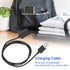 Cuifati Bracelet Watch Charger, 1 Meter Long Wristband Charger, Portable USB Charging Cable Rubber TPE Soft Wire USB Charger Adapter for Smart Bra...