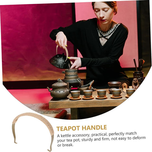 Teapot Rope Handle Kettle You Can Ceramic Teapot Japanese Accessories Japanese Tea Pot Handle Decked Accessories Teapot Replaceable Handle Replace...