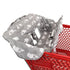2-in-1 Shopping Cart and High Chair Cover for Baby, Padded Cover, Fold'n Roll Style, Portable with Carry Bag (Gray without Pillow)...