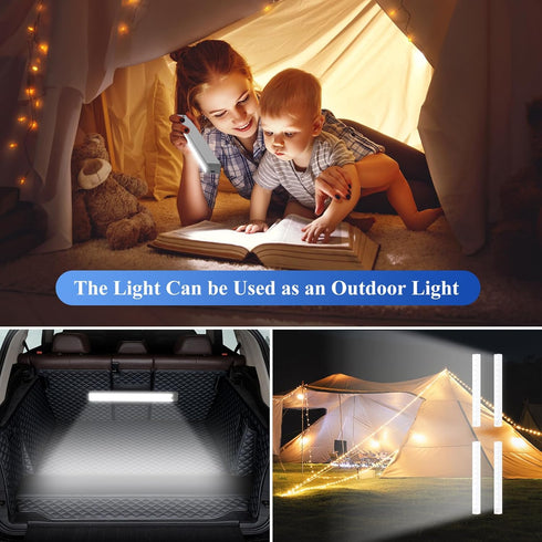 Under Cabinet Lights - Motion Sensor Light Indoor for Pantry, Closet, Kitchen, Bathroom - Battery Operated Magnetic Cabinet Lighting with Auto Off...