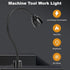Metal LED Working Light, Flexible Gooseneck Lamp Adsorbable Magnetic Base Hine Tool Lamps for CNC Punching Hine, Milling, Drill Press, Industrial ...