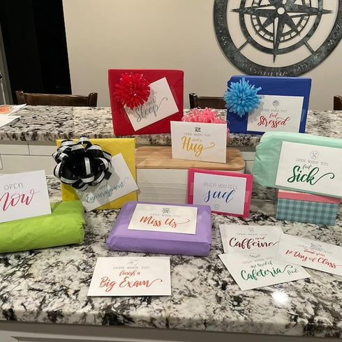 Open When Envelopes, 16 Pieces Romantic Long Distance Relationship Gift, Colorful Open Letters, University Graduation Leaving Gift, Leaving Home G...
