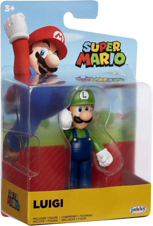 Super Mario Action Figure 2.5 Inch Standing Luigi Collectible Toy...