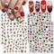 4 Sheets Christmas Nail Art Stickers Cute Cartoon Nail Decals Self Adhesive 3D Nail Art Charms Supplies Xmas Nail Art Design Kawaii Nail Stickers ...