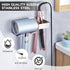 Hair Dryer Holder Wall Mounted, Blow Dryer Holder Stainless Steel, Adhesive Blow Dryer Holder, Hair Straightener Holder Curling Iron Holder Hair T...