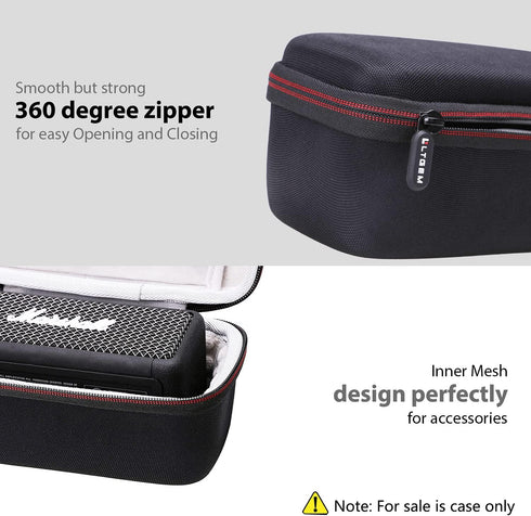 LTGEM EVA Hard Case for Marshall Emberton II & Marshall Emberton Portable Bluetooth Speaker- Protective Carrying Storage Bag...