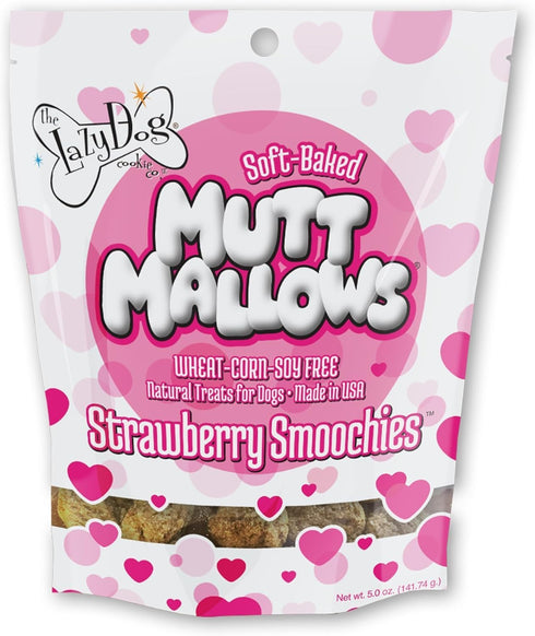 The Lazy Dog Cookie Co. Mutt Mallows Soft Baked Dog Treats, Wheat, Corn & Soy Free, Baked in The USA, 5 oz Cost Saving Variety Bundle (Pack of 3)...