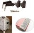 dophee 4Pcs Antique L Shaped Corner Guards, Embossing Decorative Edge Corner Bracket Protectors Cover with Mounting Screws for Chest Case Wooden B...