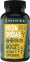 Freshfield Vegan Omega 3 DHA: Algae Oil, Most Reviewed, Carrageenan Free, Sustainably Sourced, Tested, No Heavy Metals, Fish Oil Alt, Plant Based ...