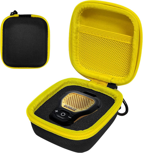 Hard Case Compatible with DEWALT Wearable Bluetooth Speaker, Magnetic Clip-On Wireless Portable Mini Speaker Protective Storage Holder Bag with Me...