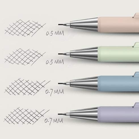 Mr. Pen- Pastel Mechanical Pencil Set, 4 Pack, 2 Sizes, 0.5 & 0.7mm, Fast Click Aesthetic Mechanical Pencils Set, Pastel Mechanical Pencils, Cute ...