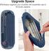 Travel Makeup Brush Holder,Silicon Portable Cosmetic Face Brushes Holder with Built-in Brush Cleaner,Upgrade Travel Essentials Makeup Brush Case,M...