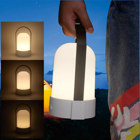 LED Outdoor Rechargeable Lantern Table Lamp Camping Lanterns Small Lanterns Battery Powered Portable Lantern Night Light Desk Lamp Cordless Lamp P...