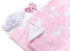 Cudlie Accessories Buttons and Stitches, Baby Girls, Blanket with 2 Headbands Set (Bunny Love)...