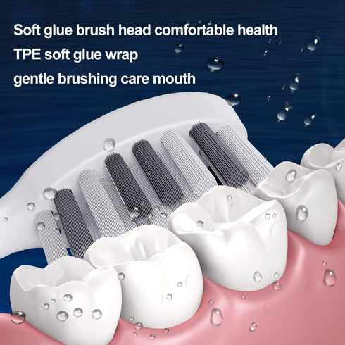 A2 Sonic Electric Toothbrush Replacement Brush Heads, Standard Type, (Shape 4 Pack...