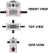 LEGO Technic COMPLETE GEARBOX ASSEMBLY 2 x 4 x 3 1/3 Trans-Clear Wormbox gear motor REDUCER block Mindstorms robotics ev3 NXT transparent robot bu...