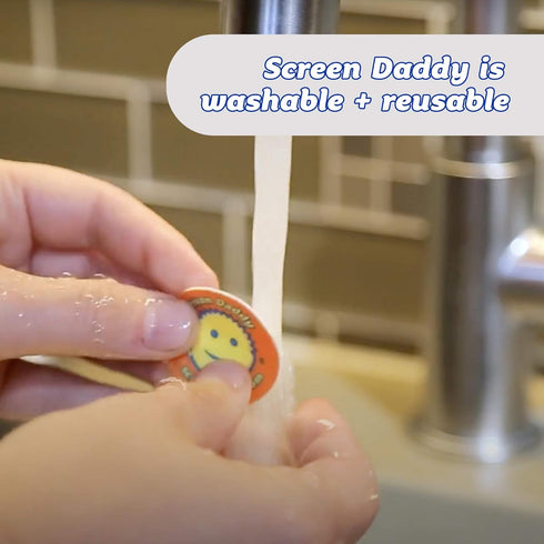 Scrub Daddy Screen Cleaning Microfiber Cloth Pads, Cleaning Pads for Phone, Computer Screen, Eye Glasses, Lenses, Scratch-Free, Streak-Free, Reusa...