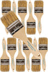 Vermeer Chip Paint Brushes - 12-Pack - 2" Chip Brushes for Paints, Stains, Varnishes, Glues, & Gesso - Home Improvement - Interior & Exterior Use...