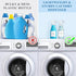 Laundry Detergent Dispenser Bottle 20oz with Waterproof Label for Laundry Detergent Soap Fabric Softener Bleach Scent Booster Beads, Sturdy PET Bo...