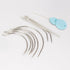 Ryalan Weaving Needle Combo Deal Black Thread with 10pcs Needle for Making Wig Sewing Hair Weft Hair Weave Extension, Big Medium and Small C J Sha...
