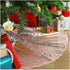 Christmas Tree Skirt 36 Inches Rose Gold Sequin Tree Skirts Glitter Sparkly Xmas Tree Skirt for Tabletop Christmas Tree Decoration...