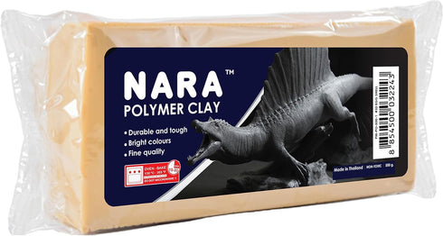 NARA Polymer Baking Clay, 1 Color, 1 Block, 454g (1 lb.) (Egg shell)...