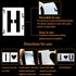 6 Inch Letter Stencils Symbol Numbers Craft Stencils, 42 Pcs Reusable Alphabet Templates Interlocking Stencil Kit for Painting on Wood, Wall, Fabr...