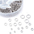 KISSITTY 1400pcs 4-10mm Assorted Stainless Steel Open Jump Rings 1mm Thick for DIY Jewelry Chainmail Making...