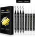 Dual Tip Acrylic Paint Pens Markers, 8 Pack Black & White Paint Pens for Wood, Canvas, Stone, Rock Painting, Glass, Ceramic Surfaces, DIY Art Supp...