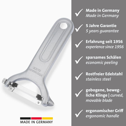 Westmark Vegetable- /Asparagus Swivel Peeler Quick, 5 x 3 x 0.6 inches, Silver...