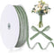 Chuangdi Wedding Velvet Ribbon Spool Vintage Velvet Ribbons Roll for Wedding Invitations Bridal Flower Bouquets Gifts Wrapping DIY Crafts(Dusty Gr...