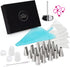 Cake Decorating Tip Set - 20 Piping Tips, 5 Frosting Bags, 4 Bag Ties, Couplers, Nail Flower, Reusable Pastry Bag, Brush and Gift Box - Great for ...