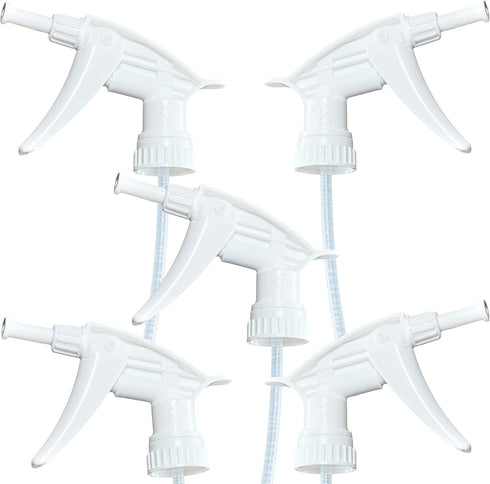 Dirt-Lifting Durable Foaming Spray Heads 5 Pk. Best Heavy Duty Nozzle Replacements for Large 32 Oz Plastic or Glass Bottles. Perfect Foam Nozzles ...