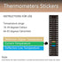 Aquarium Thermometer,Betta Fish Tank Thermometer Sticker Adhesive Thermometer Strip 3 Pieces...